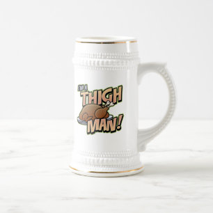 Chope À Bière T-shirts drôle d'homme de cuisse de thanksgiving