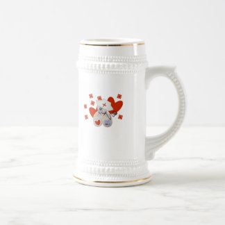 Chope À Bière T-shirts et cadeaux d'amour d'infirmière d'ours de