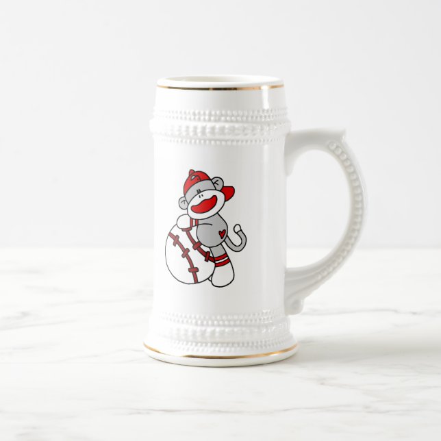 Chope À Bière T-shirts et cadeaux de base-ball de singe de (Droite)