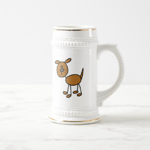 Chope À Bière T-shirts et cadeaux de chien en bâtonnets