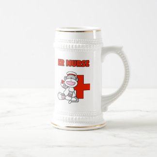 Chope À Bière T-shirts et cadeaux de l'infirmière de singe de ch