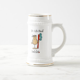 Chope À Bière T-shirts et Cadeaux Fous de Dentisterie