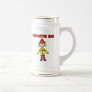 Chope À Bière T-shirts et cadeaux pour maman pompier