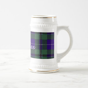 Chope À Bière Tartan d'écossais de plaid de clan de Douglas