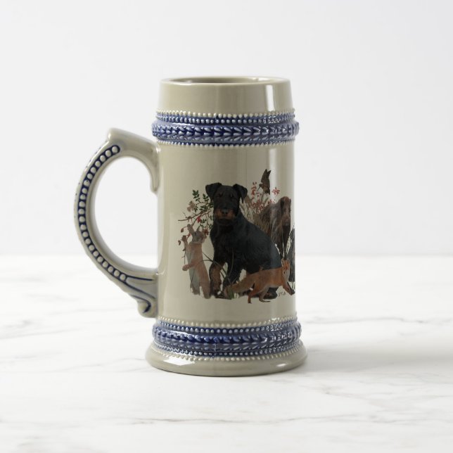 Chope À Bière Terrier de chasse allemand (Jagdterrier) (Gauche)