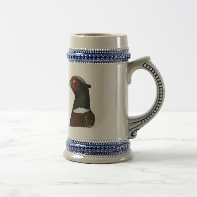 Chope À Bière Tête de faisan de Ringneck (Droite)