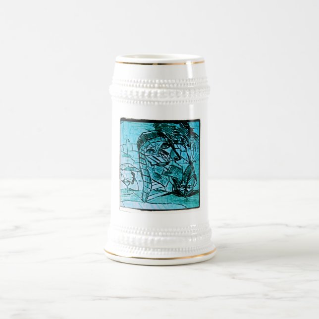 Chope À Bière tête de vase (Centre)