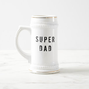 Chope À Bière Texte Super papa