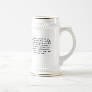 Chope À Bière Thèse élémentaire Stein non lié