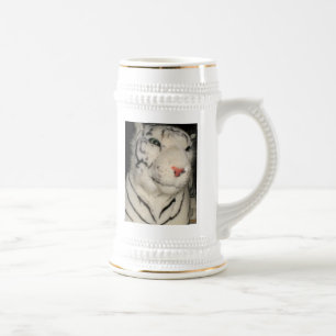 Chope À Bière Tigre blanc 1, Stein