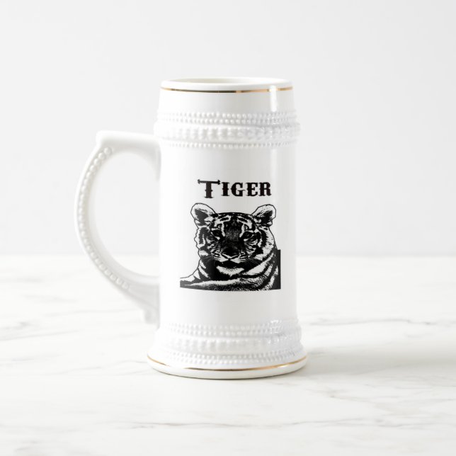 Chope À Bière Tigre de silhouette tirant sur (Gauche)