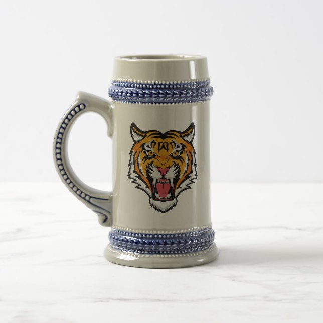 Chope À Bière Tigre torche tête-25818 (Gauche)