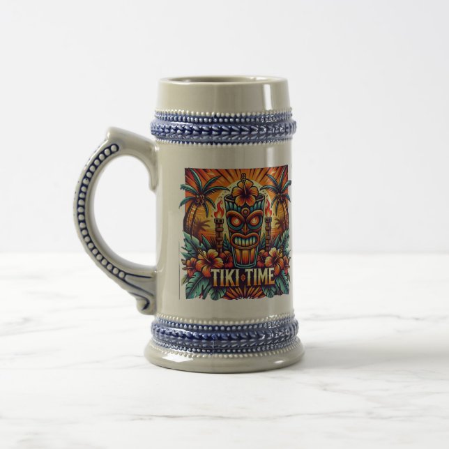 Chope À Bière Tiki Time Beer Stein (Gauche)