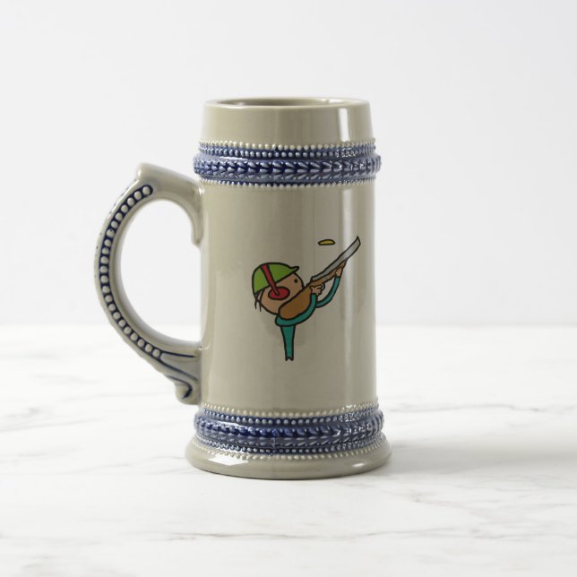Chope À Bière Tir sur le piège de Pigeon d'argile (Gauche)