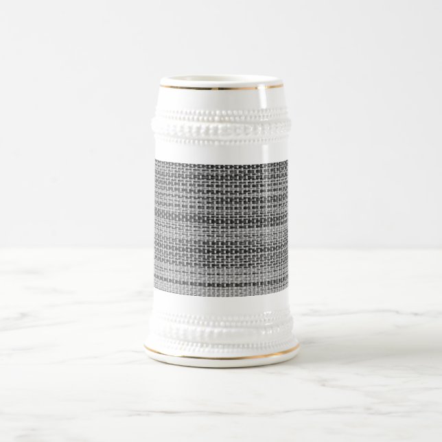Chope À Bière Tissu gris Bière Stein (Centre)