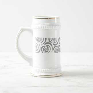 Chope À Bière Tons tulipe bleus gris