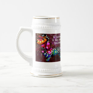 Chope À Bière Tout ce dont vous avez besoin est l'amour et un ar