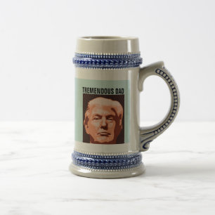 CHOPE À BIÈRE TRÈS BEAU DAD DONALD TRUMP BEER STEIN
