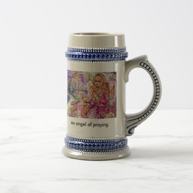 Chope À Bière Un ange de la prière., un ange de la prière (Droite)