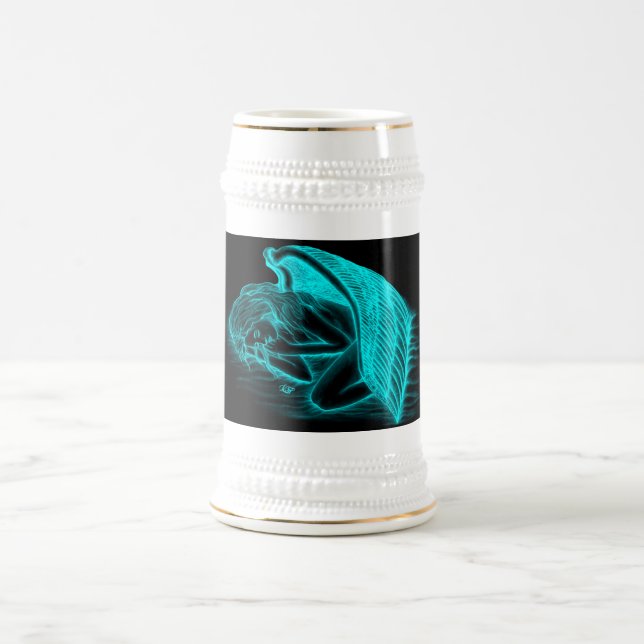 Chope À Bière Un ange endormi (Centre)