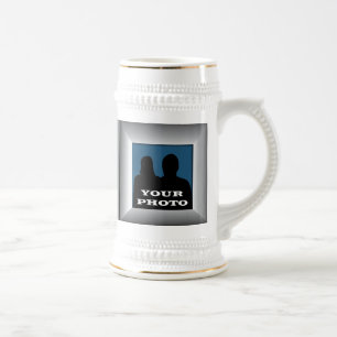 Chope À Bière Un cadre d'argent pour votre Modèle photo Stein Mu