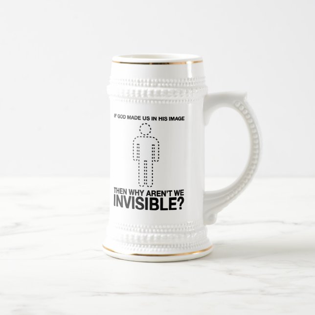 Chope À Bière un dieu nous avons-nous faits dans son image, (Droite)