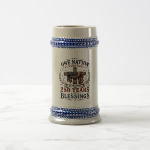 Chope À Bière Une nation sous Dieu 250 ans de bénédictions