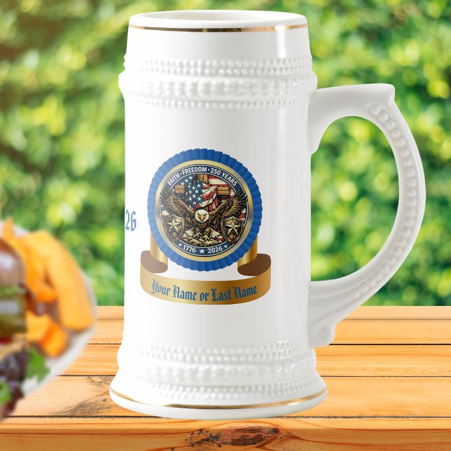 Chope À Bière US 250th Anniversary Custom Commemorative Collect (Créateur téléchargé)