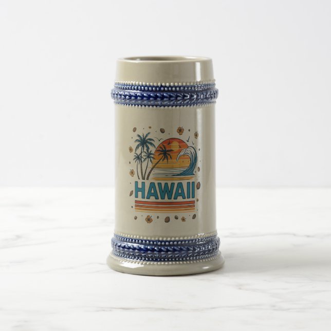 Chope À Bière Vacances à Hawaï Coucher de soleil 70S Plage (Centre)