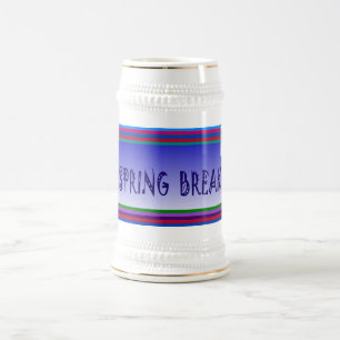 Chope À Bière Vacances de printemps & palmier -