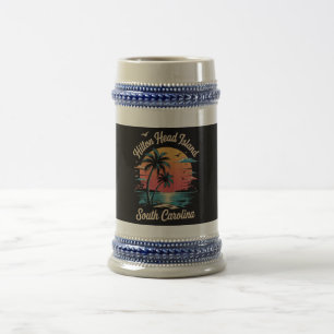 Chope À Bière Vacances d'été Rétro Caroline du Sud