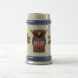 Chope À Bière VaGT "double logo Stein "