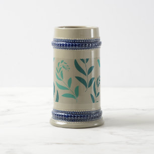 Chope À Bière Vapeur de bière personnalisée en blanc/or ou gris/