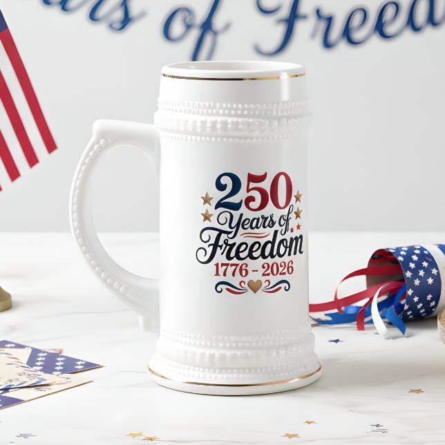 Chope À Bière Verres America 250ème (Créateur téléchargé)