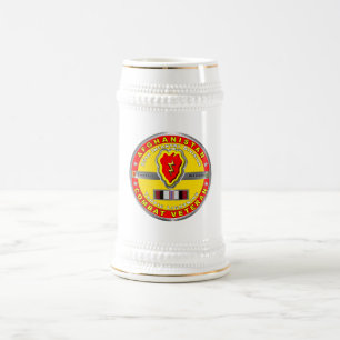 Chope À Bière Vétéran de la 25e division d'infanterie en Afghani