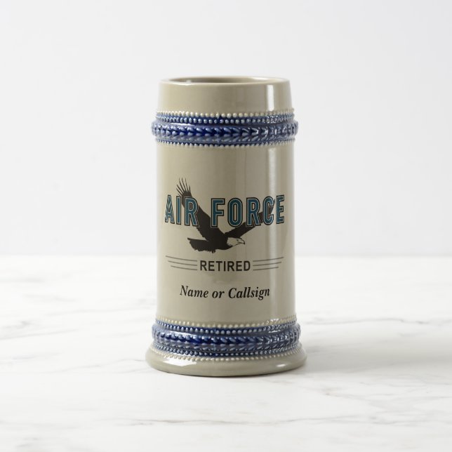 Chope À Bière Vétéran retiré de l'Armée de l'Air (Centre)