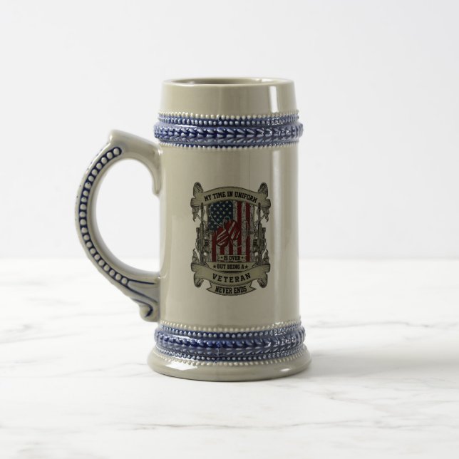 Chope À Bière Vétéran Stein (Gauche)