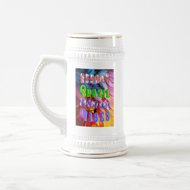 Chope À Bière Vibes du Carnaval du Brésil (Gauche)