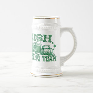Chope À Bière Vitesse potable irlandaise d'équipe
