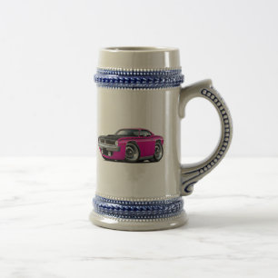 Chope À Bière Voiture 1970 rose de Cuda AAR