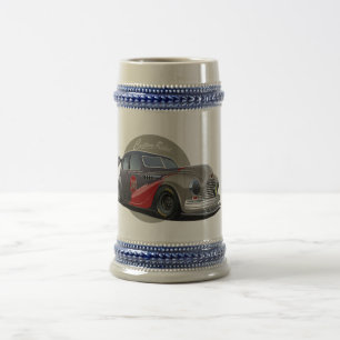 Chope À Bière Voiture de course retro sci-fi personnalisée