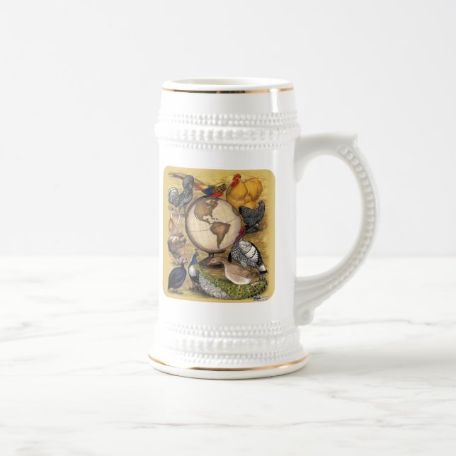 Chope À Bière Volaille du monde (Droite)