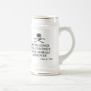 Chope À Bière Vomissez et morve "que les battements