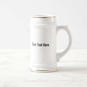 Chope À Bière Votre texte ici Custom Beer Stein