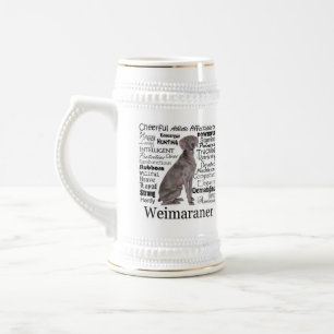 Chope À Bière Weimaraner Stein