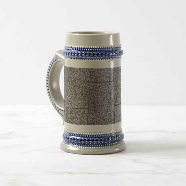 Chope À Bière Whinstone Grey / Blue 22 oz Stein (Devant gauche)
