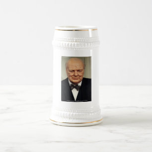 Chope À Bière Winston Churchill Échec Sagesse Citation Cadeaux