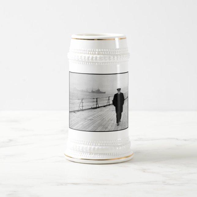 Chope À Bière Winston Churchill en mer (Centre)