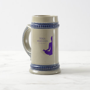 Chope À Bière Yoga et méditation pour un esprit sain