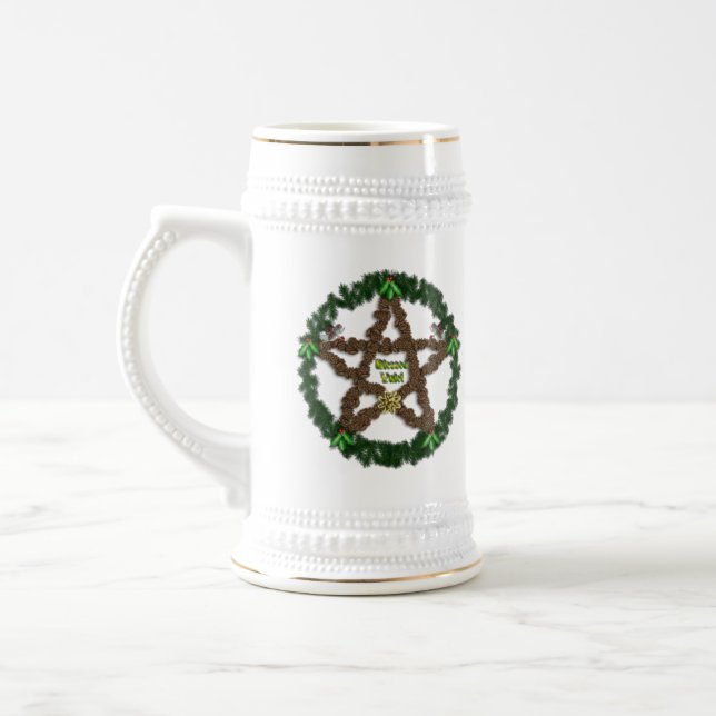 Chope À Bière Yuletide Pentacle (Gauche)